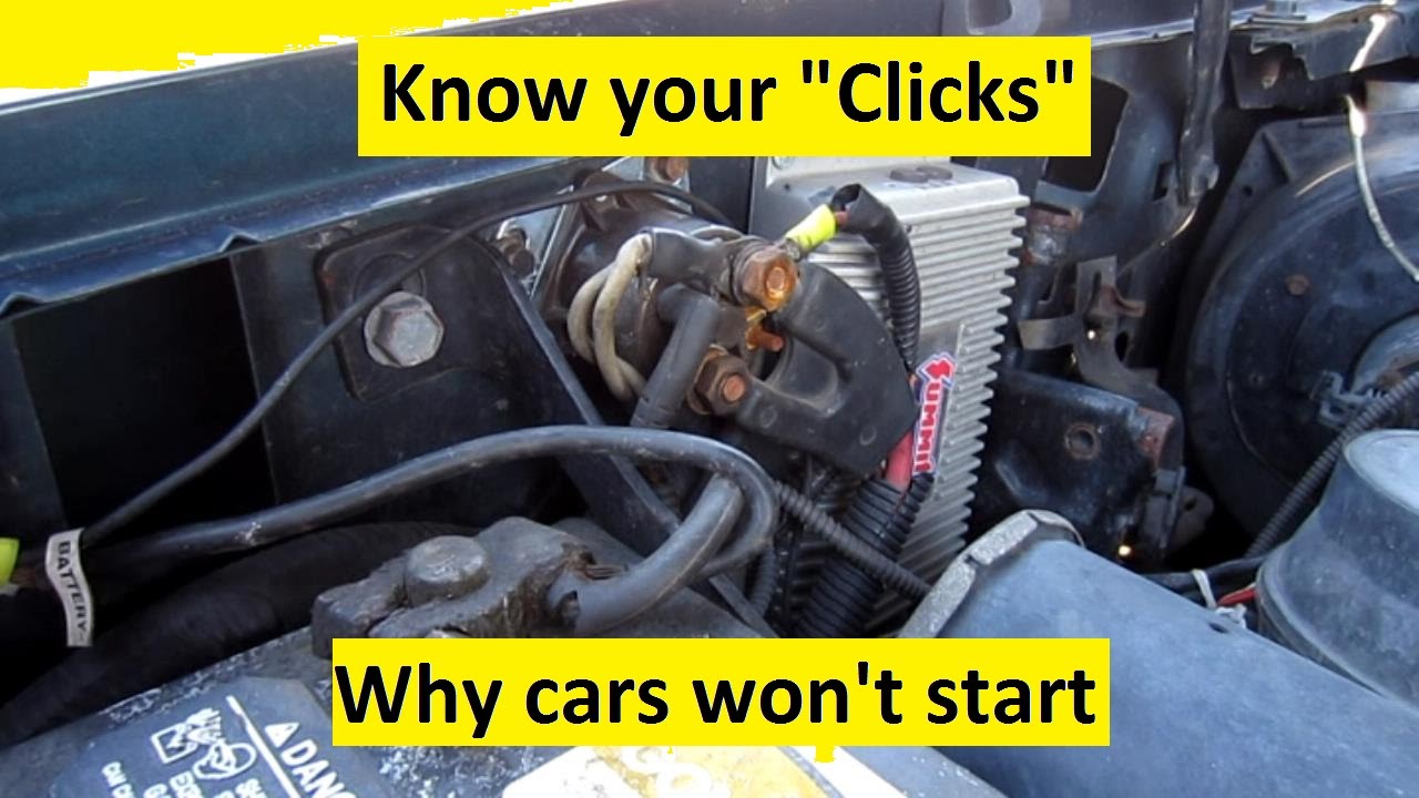 Clicking Noise When I Try to Start Car