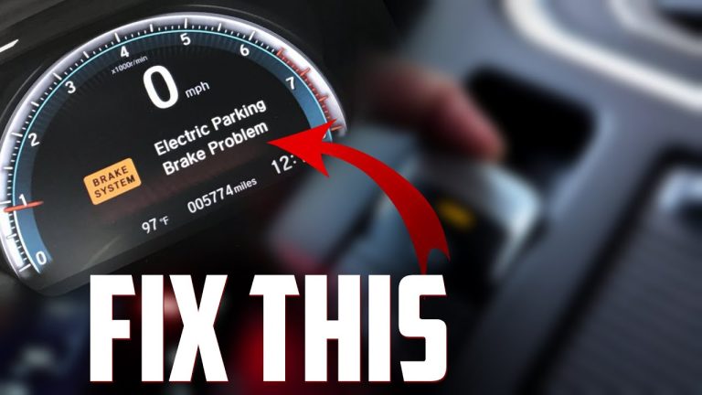 Electric Parking Brake Problem Honda Civic