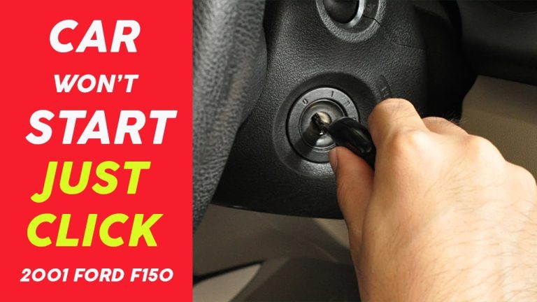 Single Click When Trying to Start Car