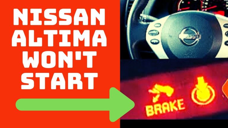 Why My Nissan Altima Won'T Start But Has Power