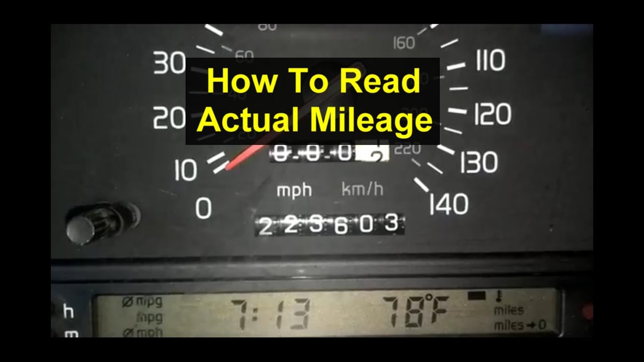 How to Check Miles on a Car
