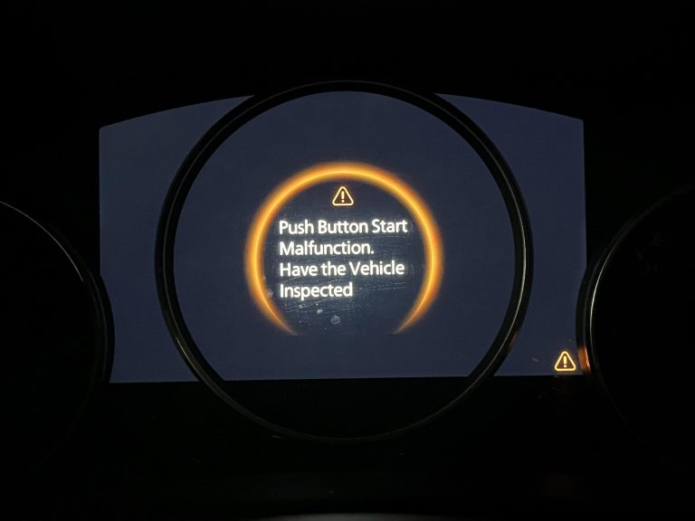 Mazda Cx 30 Push Button Start Malfunction