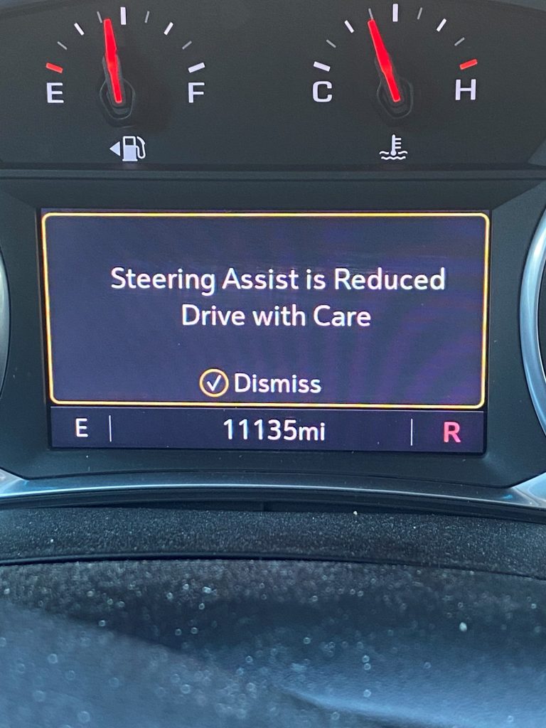 Steering Assist is Reduced Drive With Care