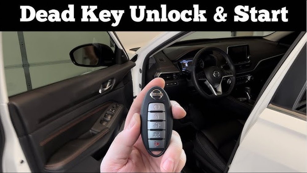 How to Start Nissan Altima With Manual Key Without Key