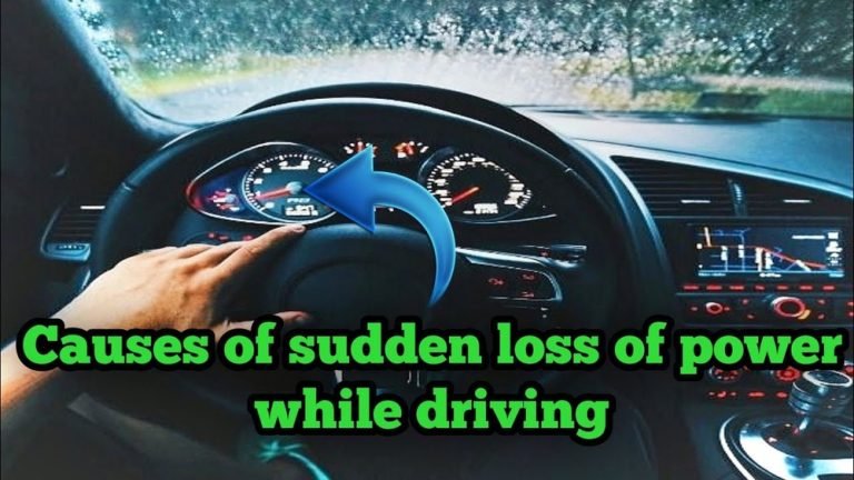 Sudden Loss of Power in Car While Driving