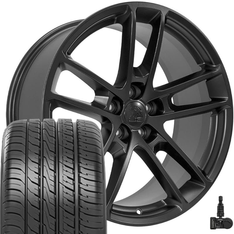 OE Wheels Rims and iMove Gen 3 AS Tires (245/45R20) for Challenger Set of 4