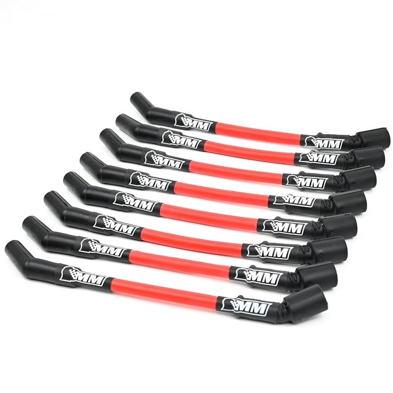 Michigan Motorsports 10mm Red Performance Spark Plug Wires for GM LS T