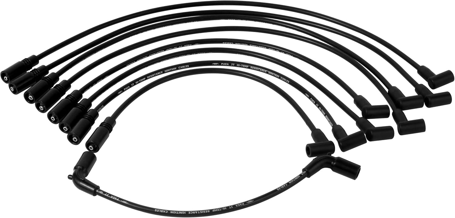 9Pcs Spark Plug Wires for Chevy GMC V8 5.0L 5.7L 1996-2003, Replaces 9