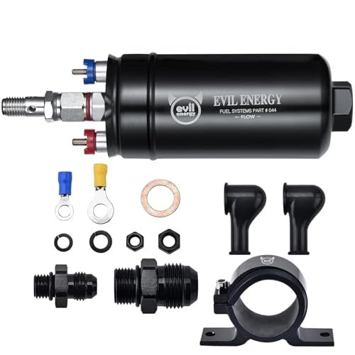 EVIL ENERGY External Inline Fuel Pump Electric 300LPH High...