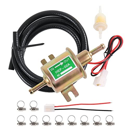 Universal Electric Fuel Pump Kit 12v 3-6 PSI Low Pressure