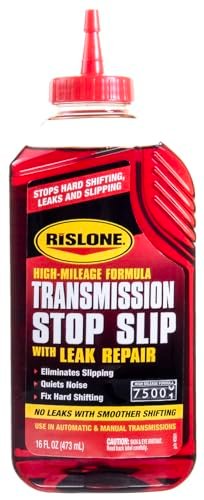 Rislone High Mileage Transmission Stop Slip with Leak Repair