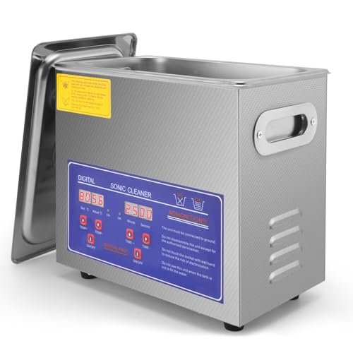 Commercial Ultrasonic Parts Cleaner 3l,Stainless Steel Lab...
